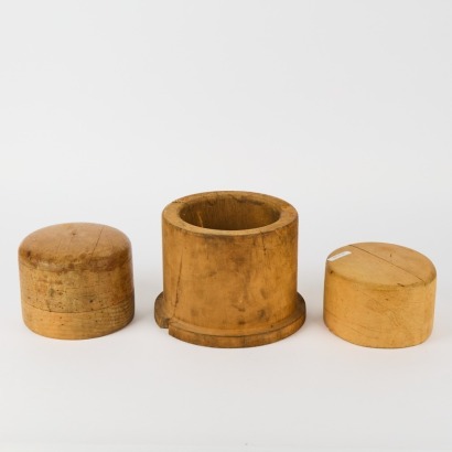 A Pair of Hat Moulds