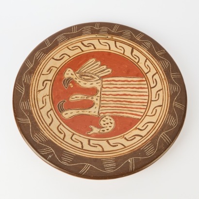 A Mexican Ceramic Wall Hanging