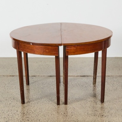 A Fold Over Round Table Demi-Lune
