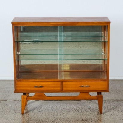 A Mid-Century Mahogany Display Cabinet