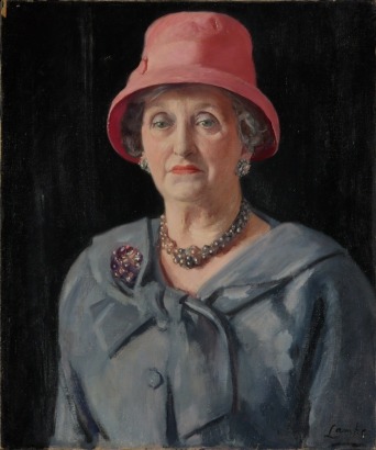 PHILIP AGNEW LAMBE Portrait of Woman in Cloche Hat