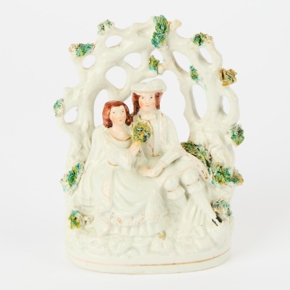 A Staffordshire Figurine of Two Lovers