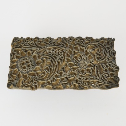 A Floral Batak Fabric Stamp