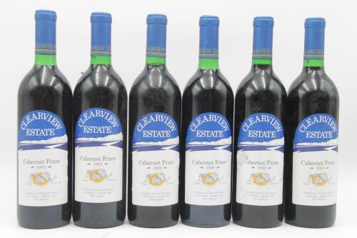 (6) 1993 Clearview Estate Reserve Cabernet Franc, Hawkes Bay