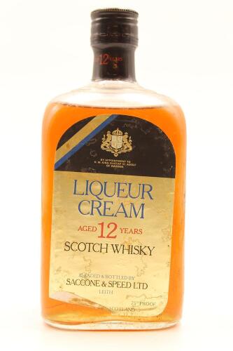 (1) Saccone & Speed Liqueur Cream Aged 12 Years Scotch Whisky (MS)