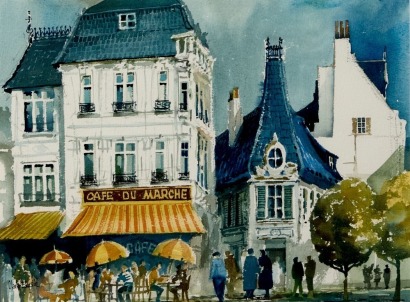 CLARKE ESPLIN Cafe de Marche