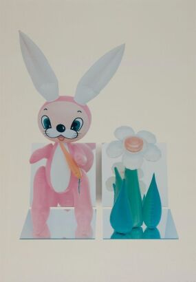 JEFF KOONS Inflatable Flower & Bunny
