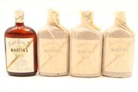 (4) Martin's Original V.V.O Blended Scotch Whisky 1/2 bottles, 1950