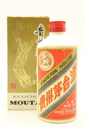 (1) 1988 Kweichow Flying Fairy Moutai with 2 glass, 53% ABV, 500ml (GB)