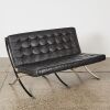 A Mies Van Der Rohe Barcelona Style Leather Sofa