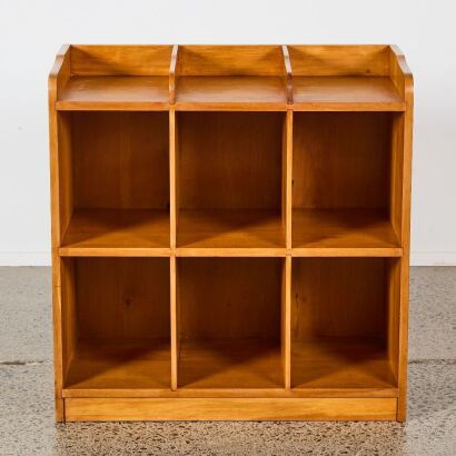 A Vintage Ex-Government Solid Rimu Cubbyholes