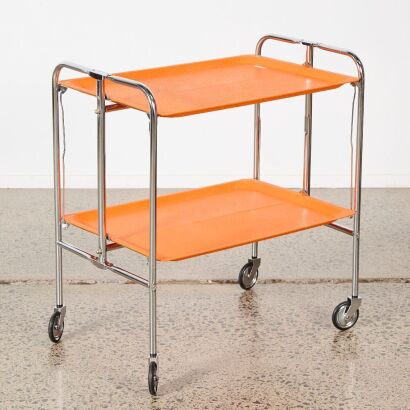 A Folding Service Trolley c.1970s