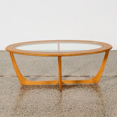 A Mid-Century Oak Coffee Table