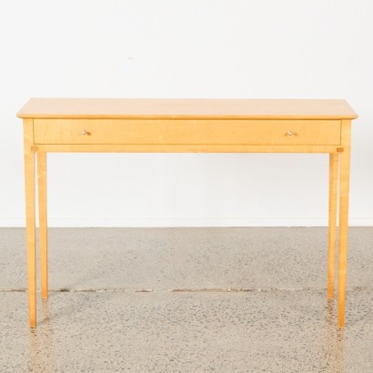 A Blonde Maple Console Table