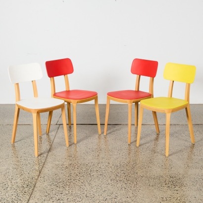 A Set of Four Porta Venezia Chairs by Dorigo Design