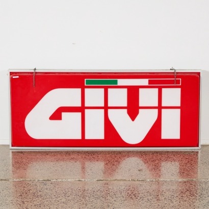 A Givi Italian Motorbike Sign