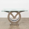 A Modernist Chrome Table