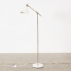 A Mid-Century Modern Lamp With Edison Bulb