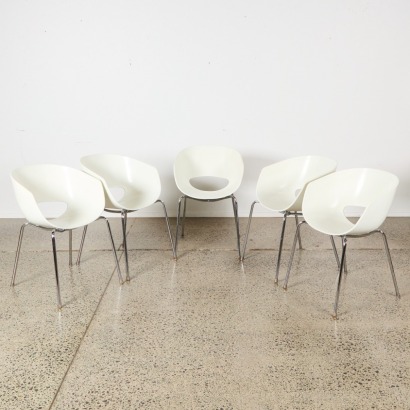 A Set of Five Sintesi &lsquo;Orbit Chairs