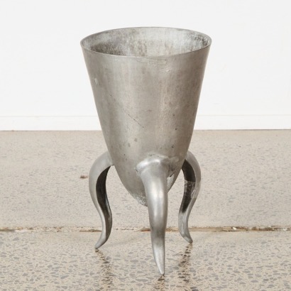 An Aluminium Garden Pot