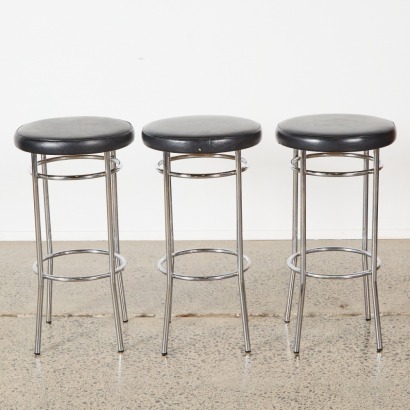 A Trio Of Retro Barstools