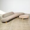 A Replica Noguchi Freeform Style Sofa And Ottoman - 2