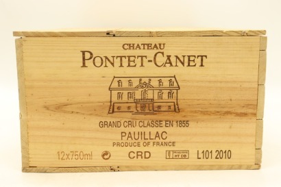 (12) 2010 Chateau Pontet-Canet, Pauillac [JR17.5] [RP100] [WE98] (OWC)