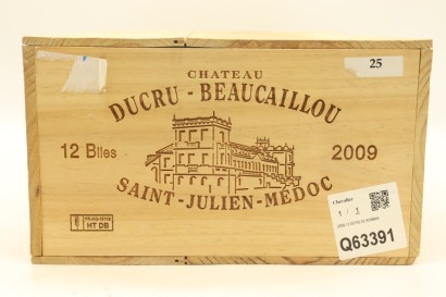 (12) 2009 Chateau Ducru-Beaucaillou, Saint-Julien [JR17] [RP98] [WS96] [WE96] (OWC)