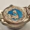 Stainless Steel, 42mm Montblanc 1859 GMT Blue Dial Wristwatch with Box - As new - 4