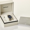 Stainless Steel, 42mm Montblanc 1859 GMT Blue Dial Wristwatch with Box - As new - 6