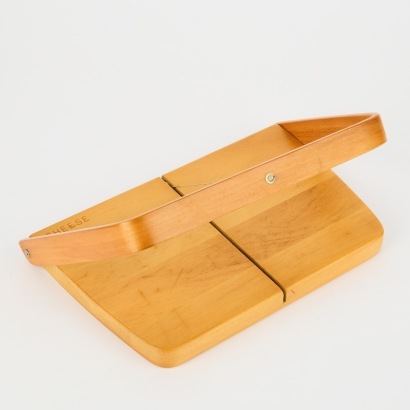 A Vintage Neil Penman New Zealand Kauri Cheese Board With Wire Cutter