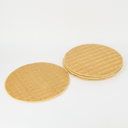 A Set of Six Finely Woven Placemats