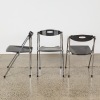 A Set of Three Ouverture Chairs by Enrico Cioncada For Sitland Italy - 2