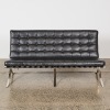 A Mies Van Der Rohe Barcelona Style Leather Sofa