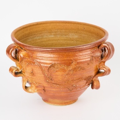 A Lange New Zealand Pottery Floor Vase