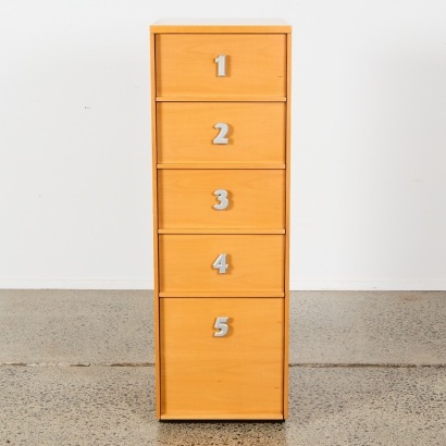A Numbered Chest of Drawers