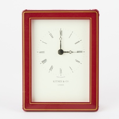 A Vintage Kitney & Co Framed Mantle Clock