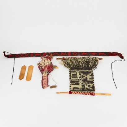 A Set of Two Peruvian Weaving Samples