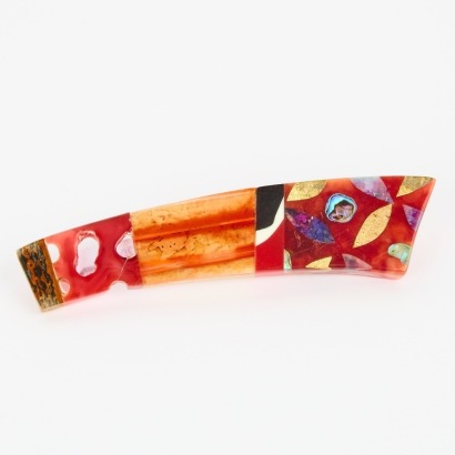 A Ronald Andreassend Unique Resin Brooch