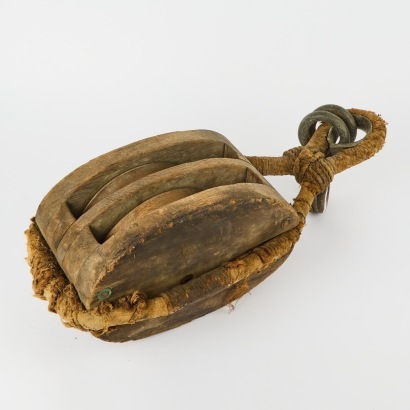 A Vintage Japanese Factory Pulley