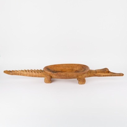 A Carved Crocodile - Sepik River