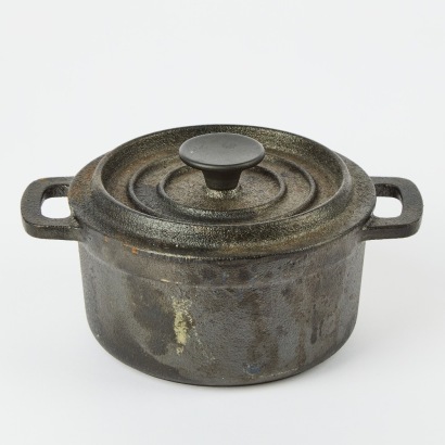 A Cast Iron Casserole Dish