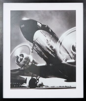 A Large Framed DC3 Aviation Photograph Print