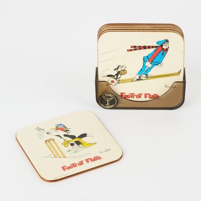 A Footrot Flats Coaster Set
