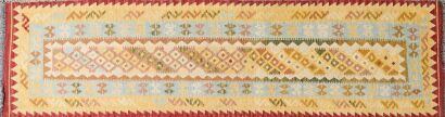 A long Turkish Kilim Runner