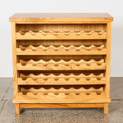 A Wood Wine Rack