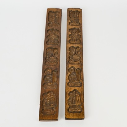 A Pair Of Speculaas Dutch Cookie Moulds