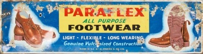A Paraflex All Purpose Footwear NZ Metal Sign