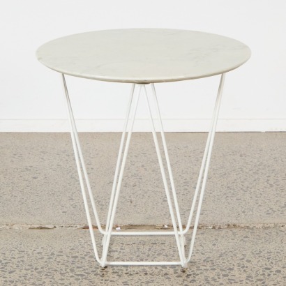 A Soren Liv White Marble Side Table