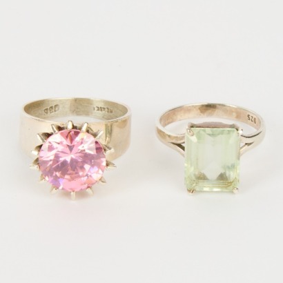 A Pair of Ornate Turkish Rings